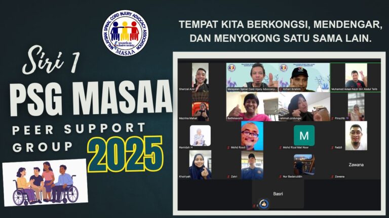 Siri 1 Peer Support Group MASAA 2025 (31 Mei)